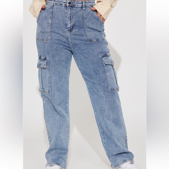 Stretch Cargo Jeans NWT - Picture 2 of 5